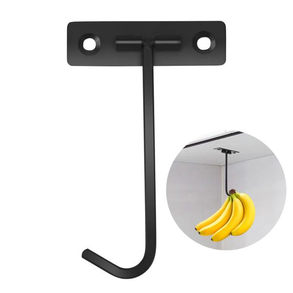 Imagem de Banana Hook DAJIANG Metal Banana Hanger Under Cabide Black