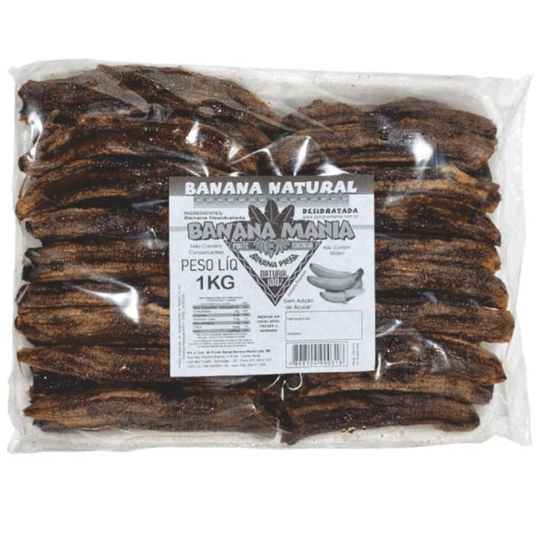 Banana Passa 2Kg Seca Desidratada Sem Glúten Sem Açúcar (2x1Kg) - Banana Mania Imagem de Banana Passa 2Kg Seca Desidratada Sem Glúten Sem Açúcar (2x1Kg)