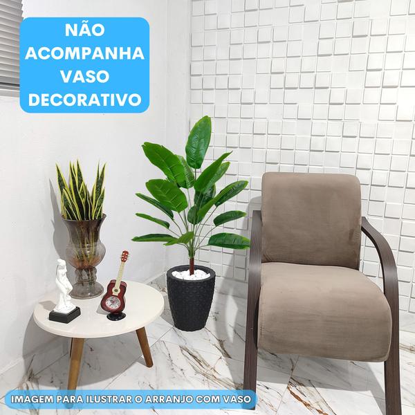 Imagem de Bananeira Ornamental Planta Artificial Sem Vaso Decoração