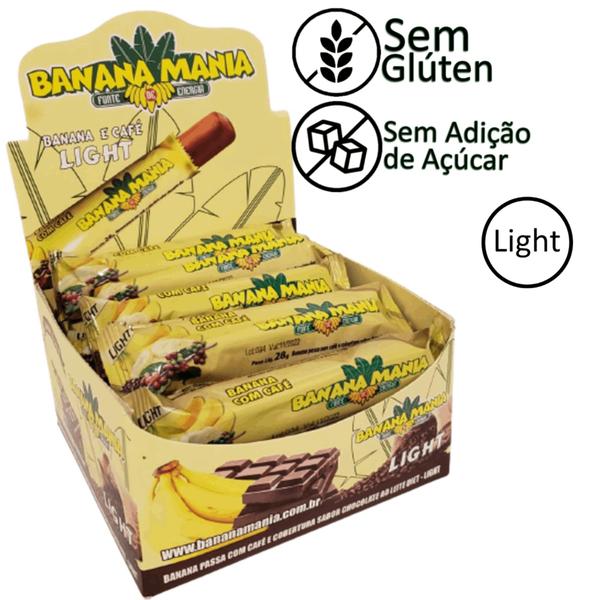 Imagem de Bananinha Café Chocolate Ao Leite Ligth Zero Açúcar Sem Glúten 20x28g