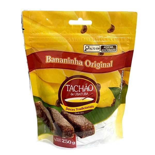 Imagem de Bananinha Original TACHÃO DE UBATUBA 250g (10 Pacotes)