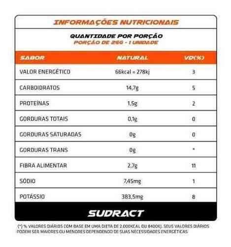 Imagem de Bananinha Sudract Fruit Energy Sem Açúcar Display 18 Un 26g