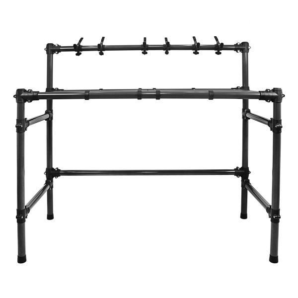 Imagem de Bancada Para Dj Mesa Tubular Rack Com Periférico Mdj150 Ask