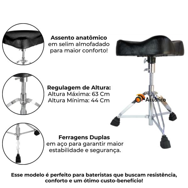 Imagem de Banco De Bateria Smart SM-042 Premium Anatômico Preto