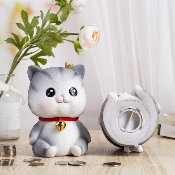 Imagem de Banco de poupança decorativo Wokex Cat para decoração de casa