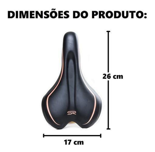 Imagem de Banco Selim Rvs 280 X 170 Mm - Preto E Laranja