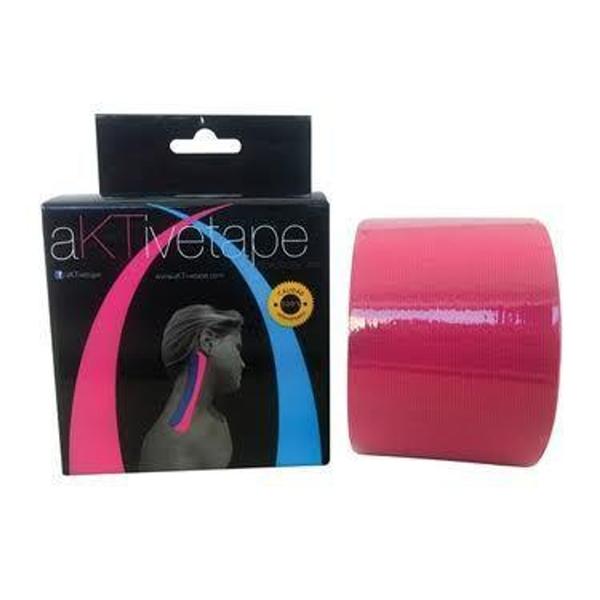 Imagem de Bandagem AKTive Sport Tape Kinesiology - 5cm X 5m - Rosa - Aktive Tape