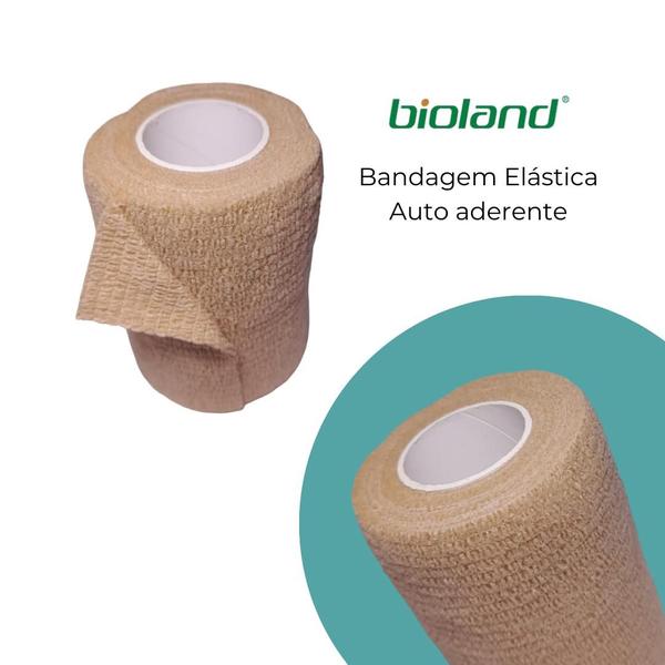 Imagem de Bandagem Autoaderente Elástica 7,5x4,cm Bege Bioland