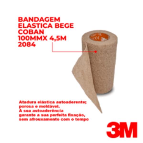 Imagem de BANDAGEM ELASTICA COBAN 100mmX4,5m BEGE NL2084 - 3M