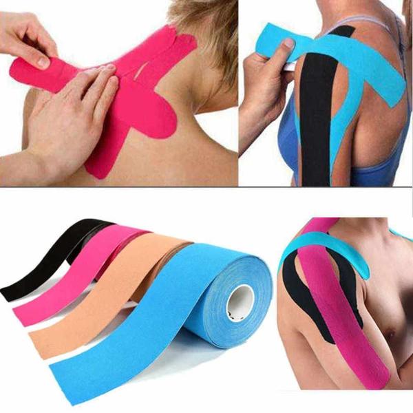 Imagem de Bandagem Elástica Fisioterapia Fita Kinesio Tape Adesiva