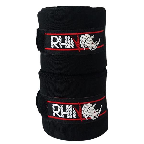 Bandagem Elástica Rhino 3 Metros - Preto Imagem de Bandagem Elástica Rhino 3 Metros - Preto