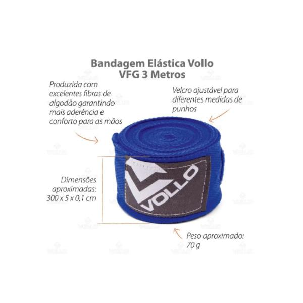 Bandagem elástica vfg 3 metros vollo Imagem de Bandagem elástica vfg 3 metros vollo