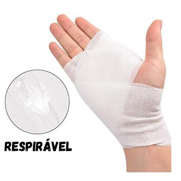 Bandagem Imobilizar Torção Pé E Pulso - 10cm X 4,5m - Branca - VITALTAPE Imagem de Bandagem Imobilizar Torção Pé E Pulso - 10cm X 4,5m - Branca
