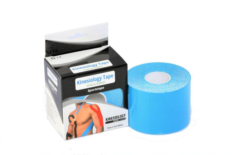 Bandagem Kinesio Tape Kit Com 3 Bandagens Elasticas 5Cm X 5M - Sportstape Imagem de Bandagem Kinesio Tape Kit Com 3 Bandagens Elasticas 5Cm X 5M