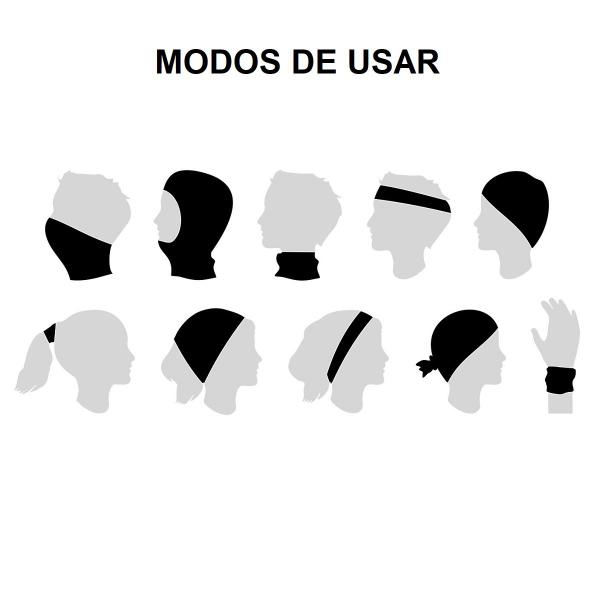 Bandana ciclismo tubular Free Force Elite Cluster proteção UV Imagem de Bandana ciclismo tubular Free Force Elite Cluster proteção UV