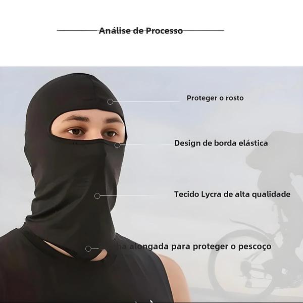 Imagem de Bandana Esportiva de Seda Gelada - Proteção Solar, À Prova de Vento e Poeira