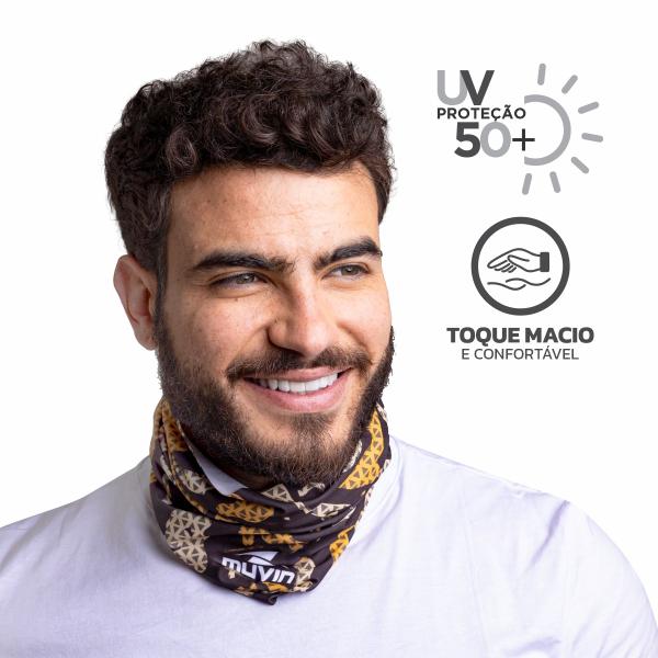 Imagem de Bandana Faixa Tube Band Esportiva - E03 - UV50 Muvin - Confortável e Elástica para Esportes