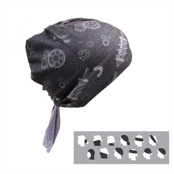 Imagem de Bandana Mascara Faixa Tam Unico Modelo Rider com Protecao Solar Uv 50+  Nautika 