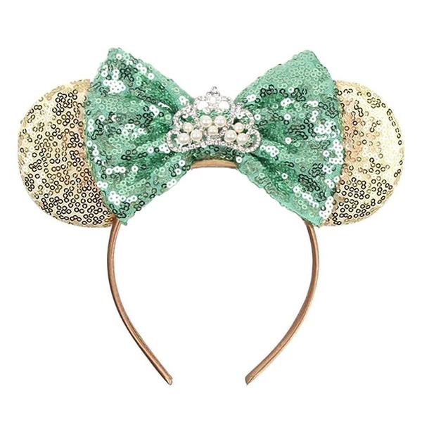 Imagem de Bandana Seamoy Tiana Minnie Ears Rose Gold para mulheres e meninas