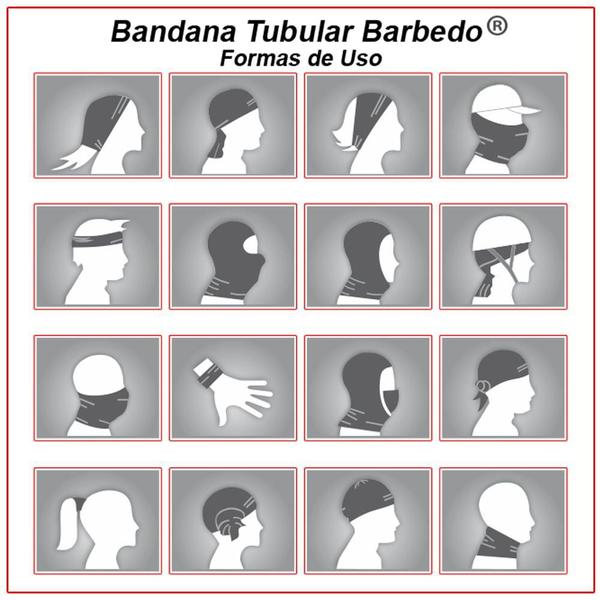 Imagem de Bandana Tubular Barbedo Diversas Cores