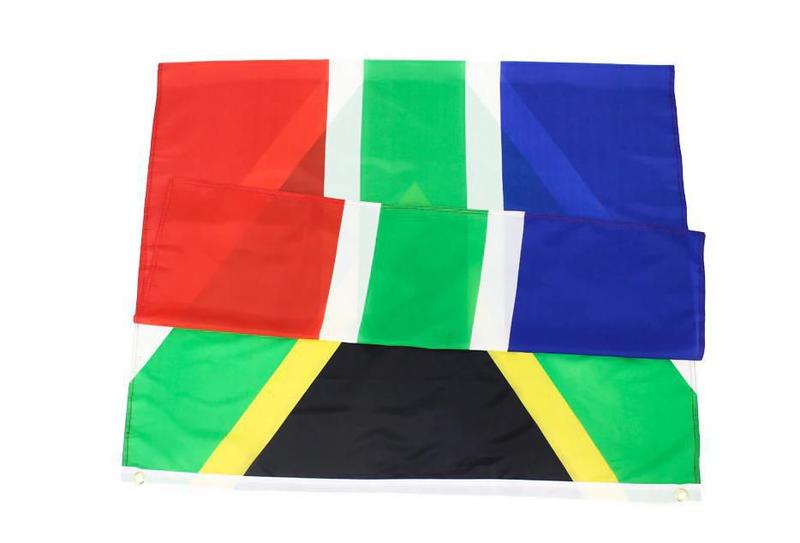 Imagem de Bandeira Africa Do Sul 60X 90 Cm Com Anilhas Para Mastro