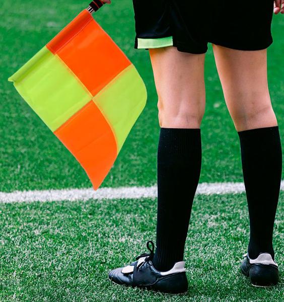 Imagem de Bandeira Arbitro Auxiliar Futebol 01 Par Pronta Entrega