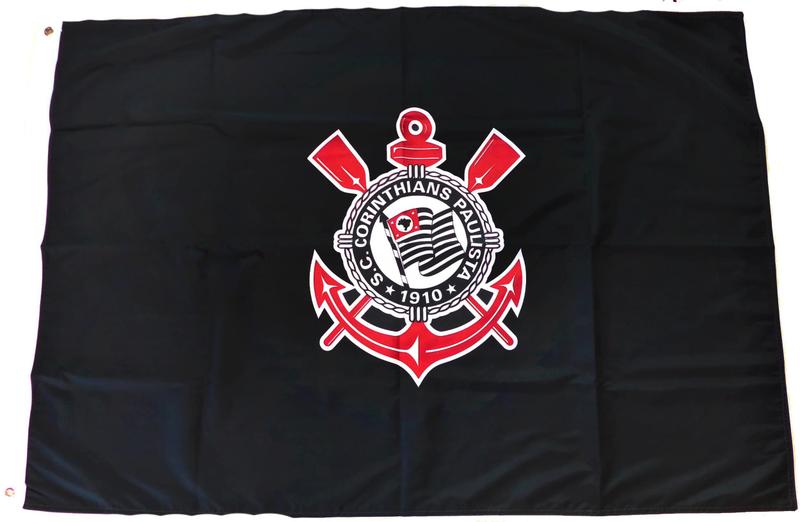 Imagem de Bandeira Corinthians Oficial Licenciada 2 Panos