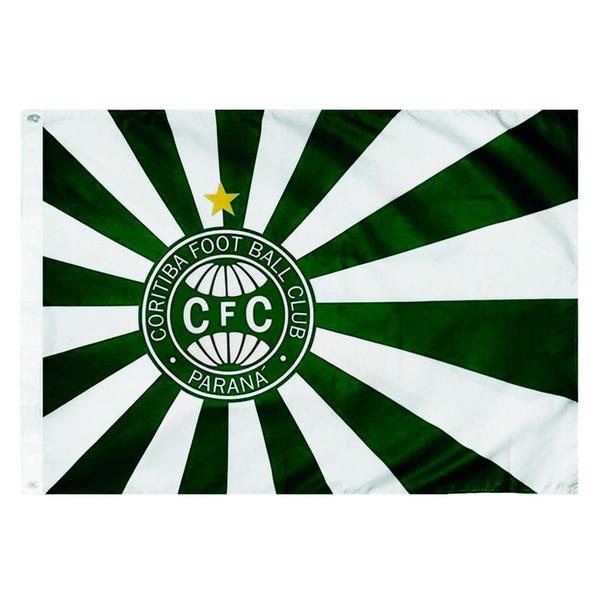 Imagem de Bandeira Coritiba 2 Panos Torcedor (1 Face) Licenciadaa