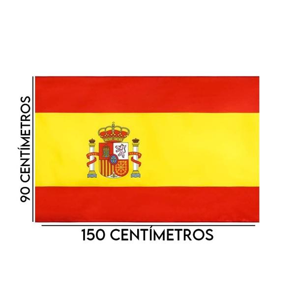 Bandeira da Espanha - 90cm x 150cm Copa do Mundo A Melhor - Extra Festas Imagem de Bandeira da Espanha - 90cm x 150cm Copa do Mundo A Melhor