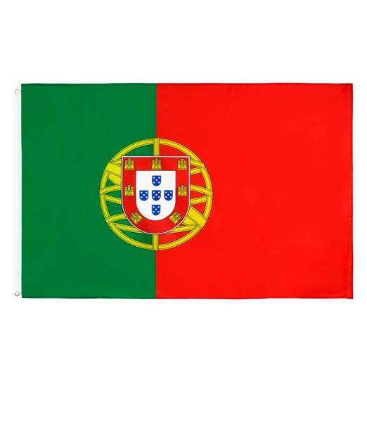 Imagem de Bandeira de Portugal Dupla Face 1,50 x 0,90 Mts Alta Qualidade