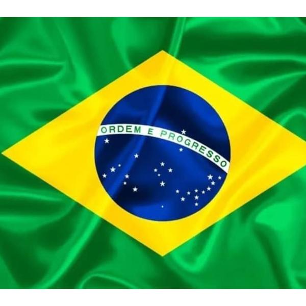 Imagem de Bandeira Do Brasil - 2,00x1,50mt Nylon - Envio Imediato 