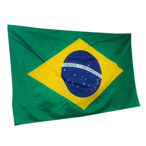 Imagem de Bandeira do Brasil para sacadas Excelente qualidade 140 x 90 (não é dupla face)