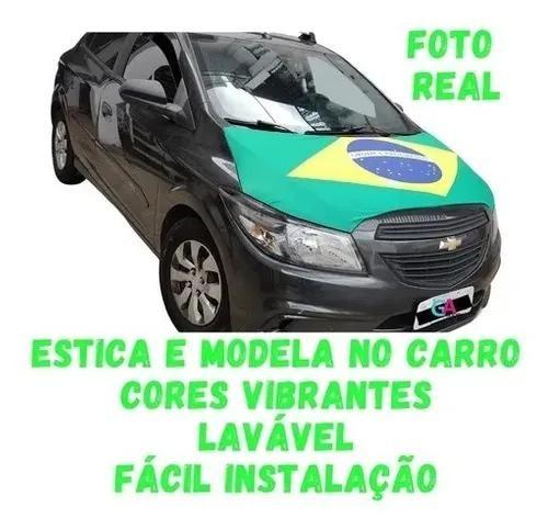 Imagem de Bandeira Do Brasil Para Veículo Capô De Carro Universal 2022