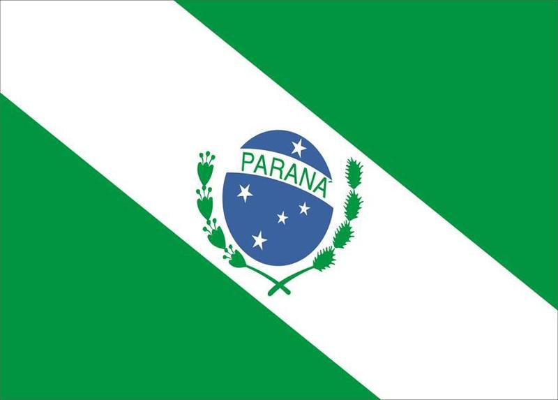 Imagem de Bandeira do Estado do Paraná 80cmx140cm Tecido Oxford 100% Poliéster