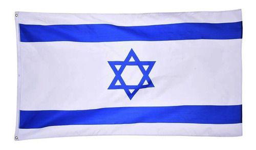 Imagem de Bandeira Israel Nylon Importado - 1,50x0,90mt Envio 24hs