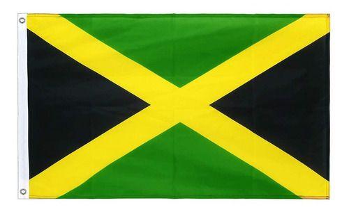 Imagem de Bandeira Jamaica 1,50x0,90mt  Copa do Mundo Feminino