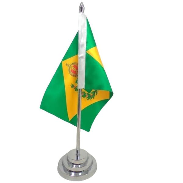 Imagem de Bandeira Mesa Dupla Face Brasil Império 1822/1889 Mastro 29