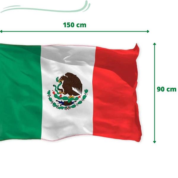 Imagem de Bandeira México 1,50x0,90mt Bandeira México 1,50x0,90mt