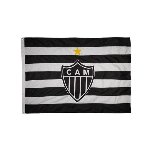 Imagem de Bandeira Oficial do Atlético Mineiro 68x98cm Dupla Face 1,5 Panos