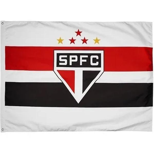 Imagem de Bandeira Oficial do São Paulo 1,80x2,56m Dupla Face 4 Panos