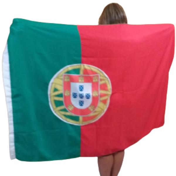 Imagem de Bandeira Portugal 1,70 X 1,05 Poliester Tecido Sublimado