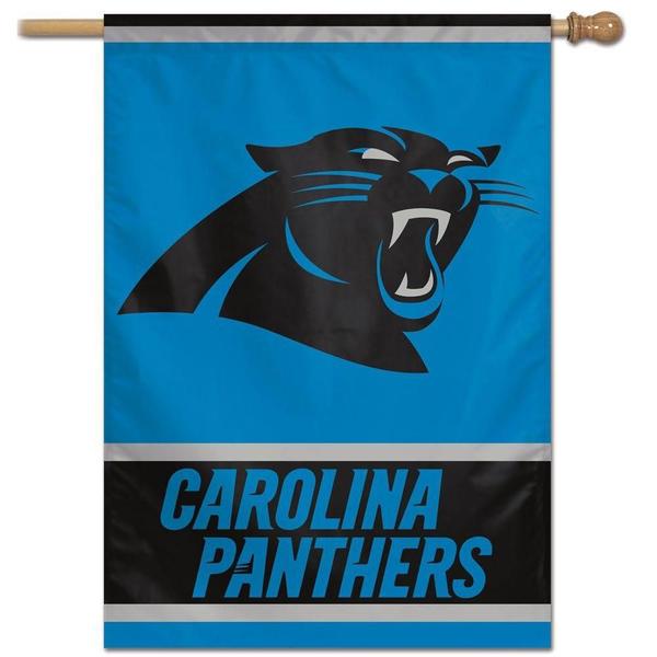 Imagem de Bandeira Vertical 70x100 Logo Team Carolina Panthers