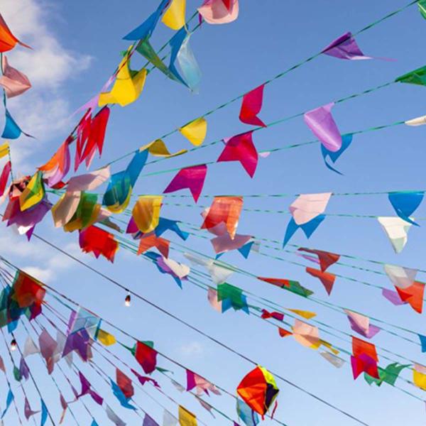 Imagem de Bandeiras 40 Metros de Bandeirinha Para Festa Junina Arraiá