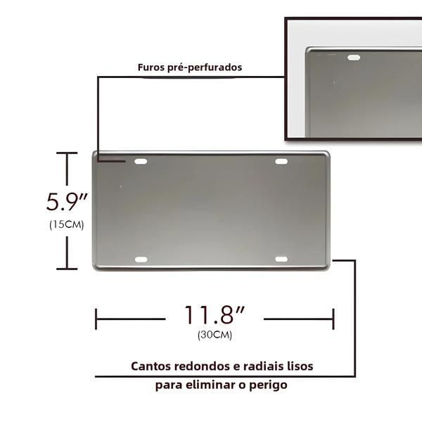 Imagem de Bandeiras de Países em Placas de Metal - França, Rússia, Espanha, Alemanha, EUA