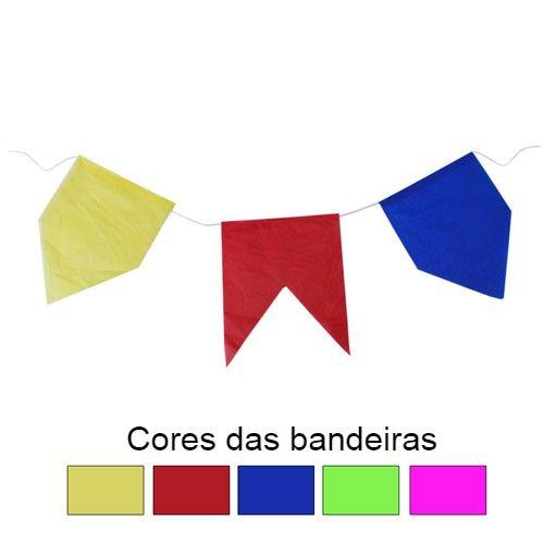 Imagem de Bandeirinha Bandeirola Festa Junina 30 Metros