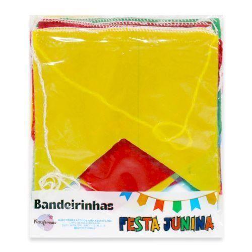 Imagem de Bandeirinha Festa Junina De Plástico Kit 500 Metros