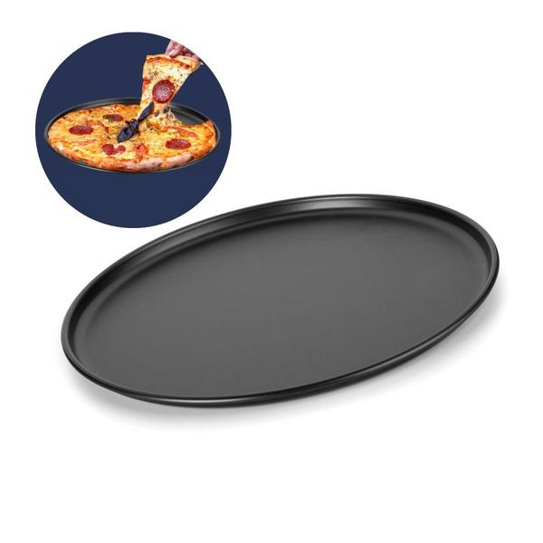 Imagem de Bandeja Forma Ø35cm Pizza Assadeira Alumínio Antiaderente Cozinha - 20135 Multiflon