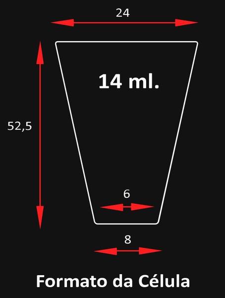 Imagem de Bandeja Mudas Semiflutuante Rígida 242 Células 14ml Kit 5