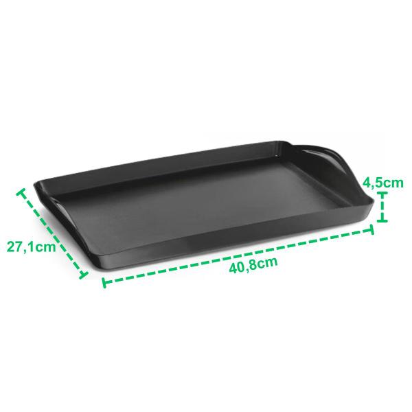 Bandeja Organizadora Multiuso Retangular Servir Decoração Prática Casa Cozinha - Uz Imagem de Bandeja Organizadora Multiuso Retangular Servir Decoração Prática Casa Cozinha
