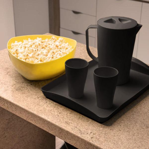 Bandeja Organizadora Multiuso Retangular Servir Decoração Prática Casa Cozinha - Uz Imagem de Bandeja Organizadora Multiuso Retangular Servir Decoração Prática Casa Cozinha